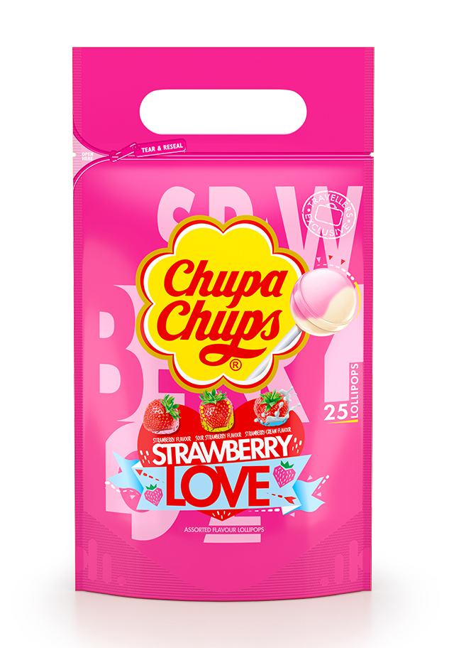 Chupa Chups Pouch Bag Strawberry Love