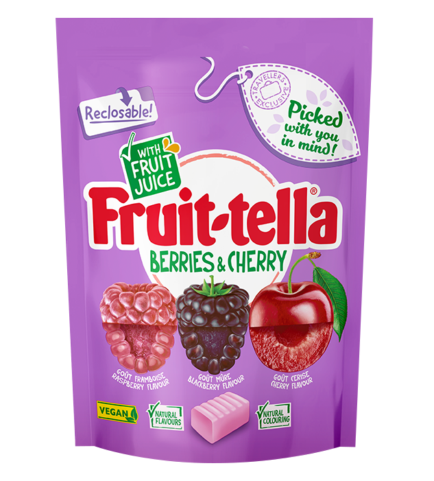Fruit-tella Sharing Bag Berries and Cherry | 200 g