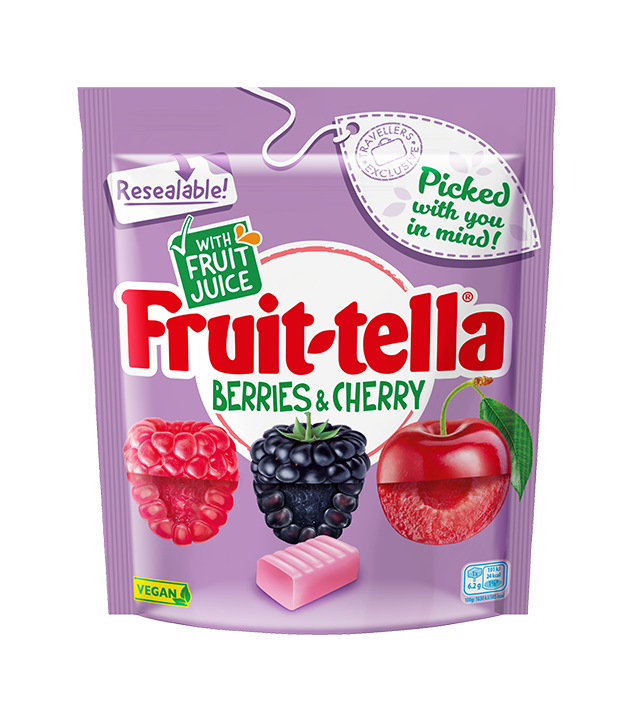 Fruit-tella Sharing Bag Berries and Cherry | 200 g